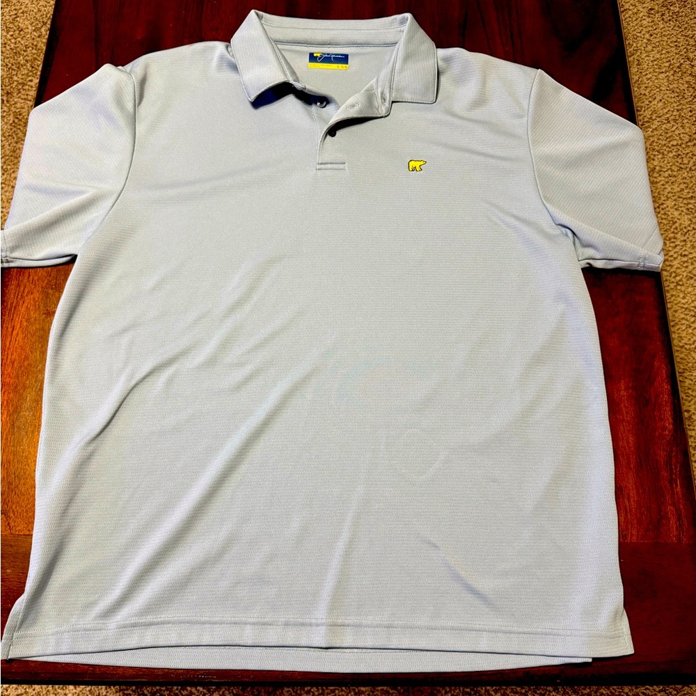 Men’s grey Jack Nicklaus golf polo.